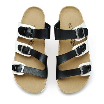 Bois de liège mens été fraiche plage de la mode pantoufles